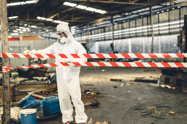 Professional Biohazard technician working in Elwood, IL